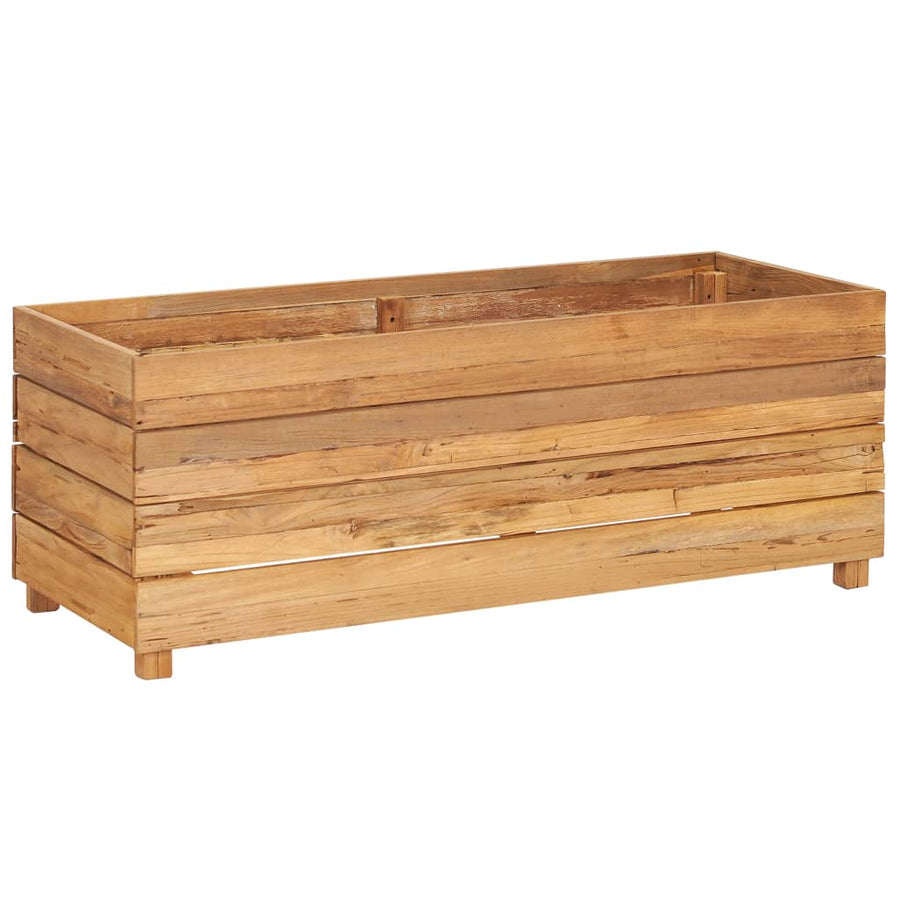 Plantenbak Verhoogd Massief Teakhout 100 x 40 x 38 cm