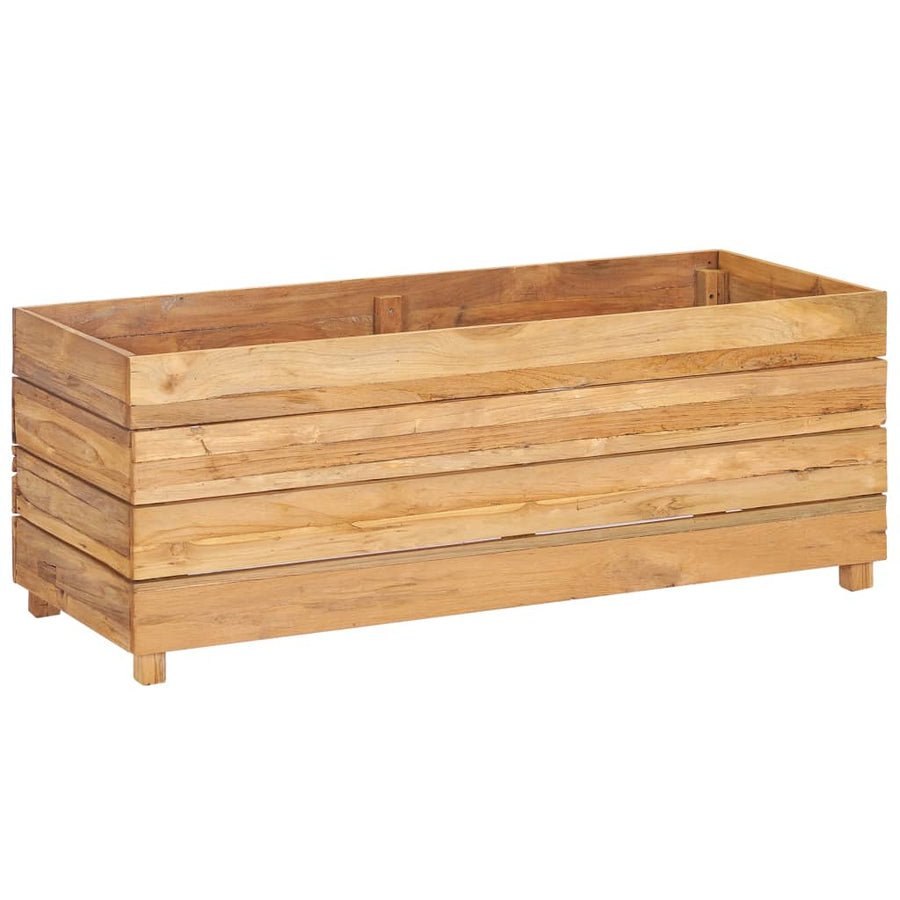 Plantenbak Verhoogd Massief Teakhout 100 x 40 x 38 cm