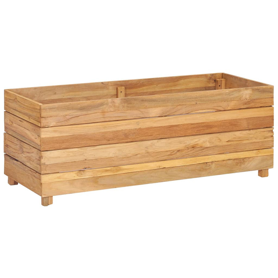 Plantenbak Verhoogd Massief Teakhout 100 x 40 x 38 cm