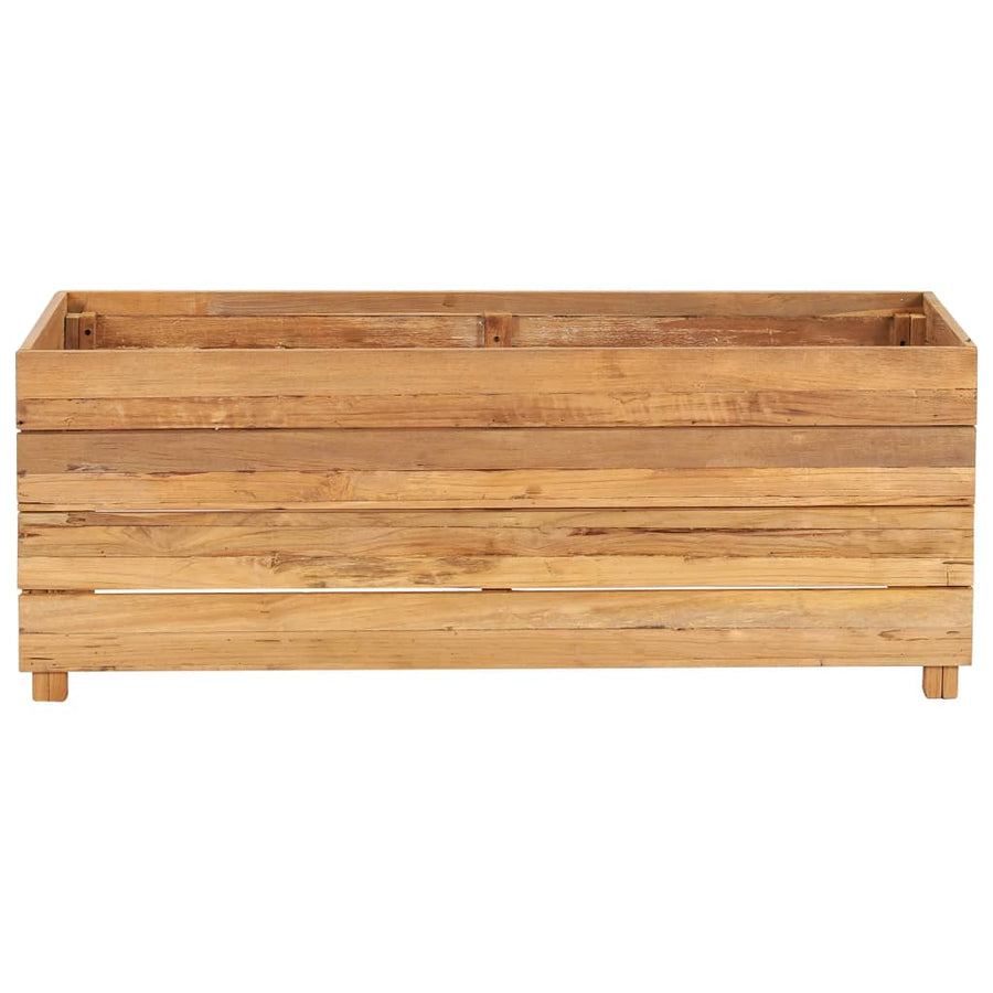 Plantenbak Verhoogd Massief Teakhout 100 x 40 x 38 cm