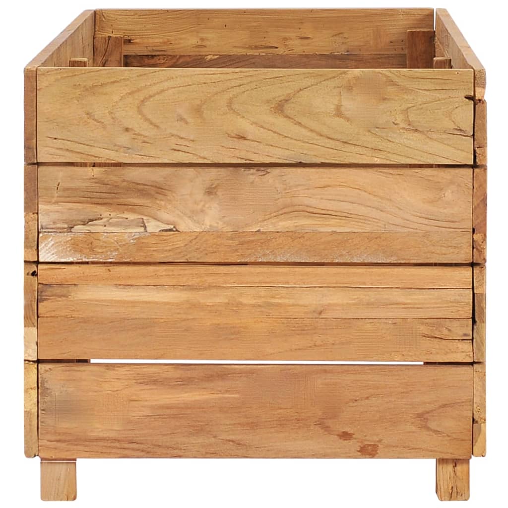 Plantenbak Verhoogd Massief Teakhout 100 x 40 x 38 cm