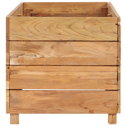 Plantenbak Verhoogd Massief Teakhout 100 x 40 x 38 cm