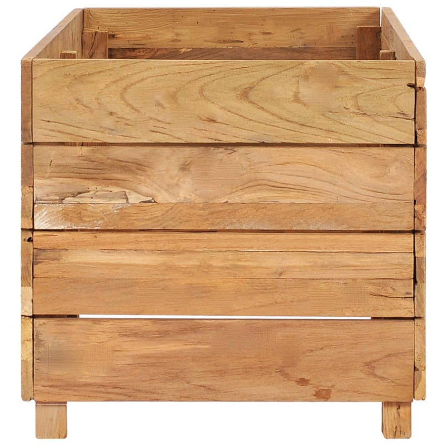 Plantenbak Verhoogd Massief Teakhout 100 x 40 x 38 cm