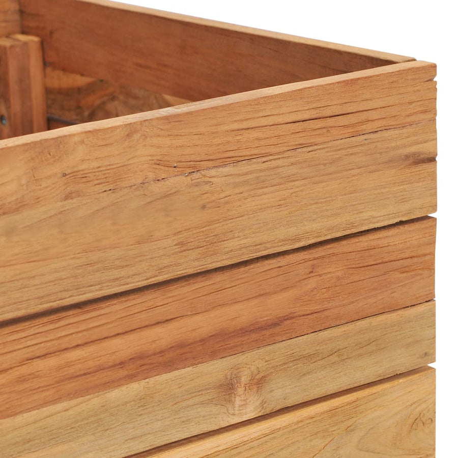 Plantenbak Verhoogd Massief Teakhout 100 x 40 x 38 cm