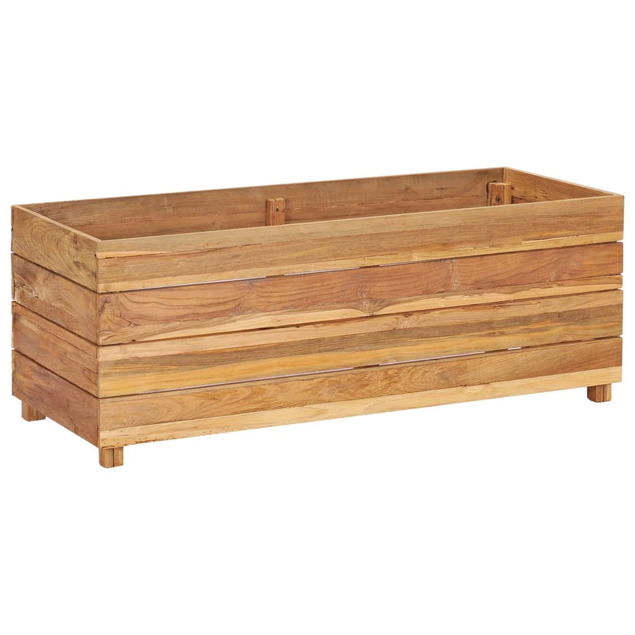 Plantenbak Verhoogd Massief Teakhout 100 x 40 x 38 cm