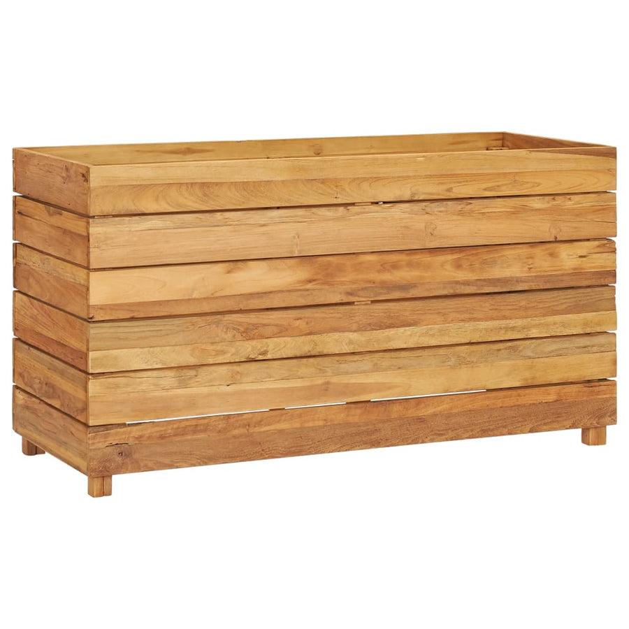 Plantenbak Verhoogd Massief Teakhout 100 x 40 x 55 cm