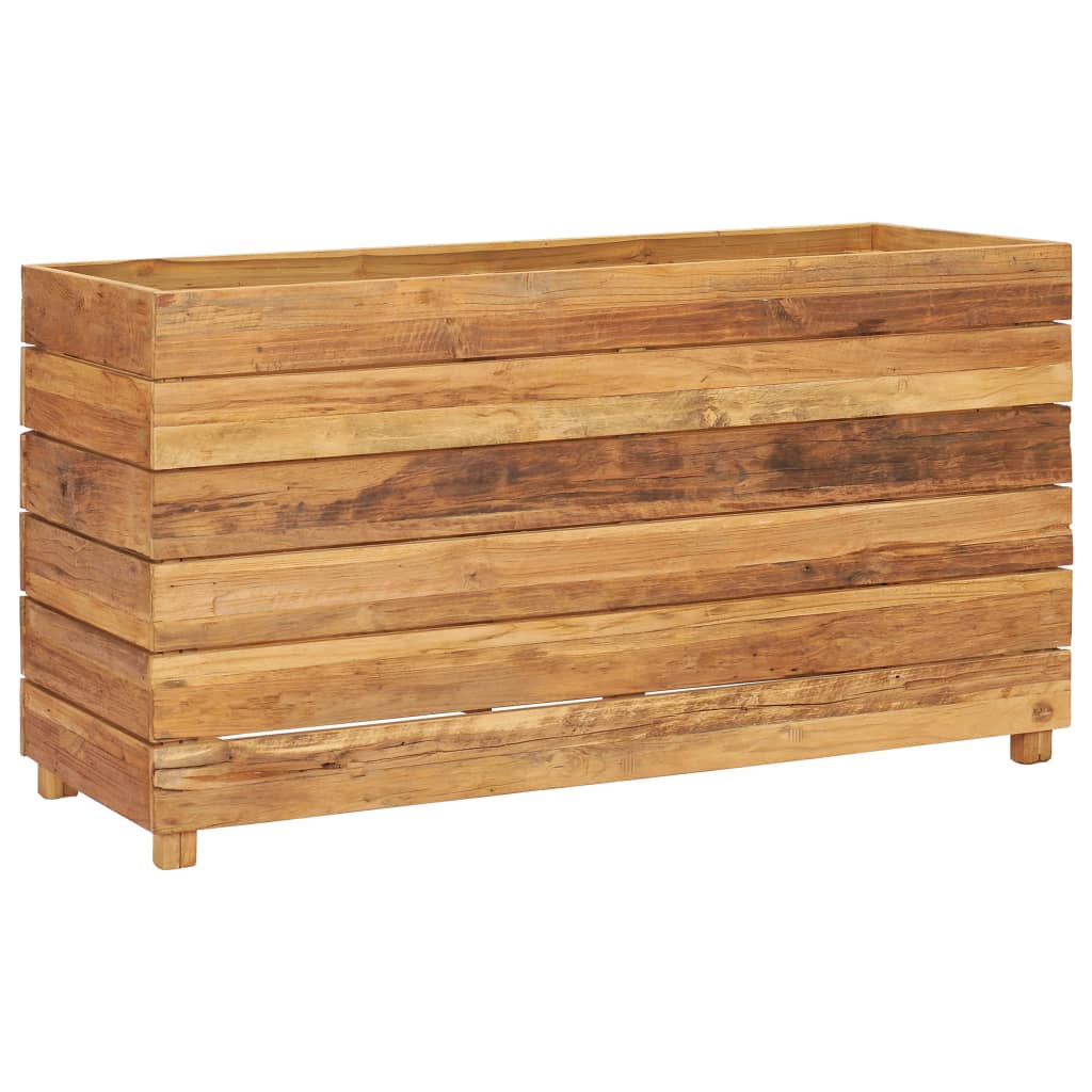 Plantenbak Verhoogd Massief Teakhout 100 x 40 x 55 cm