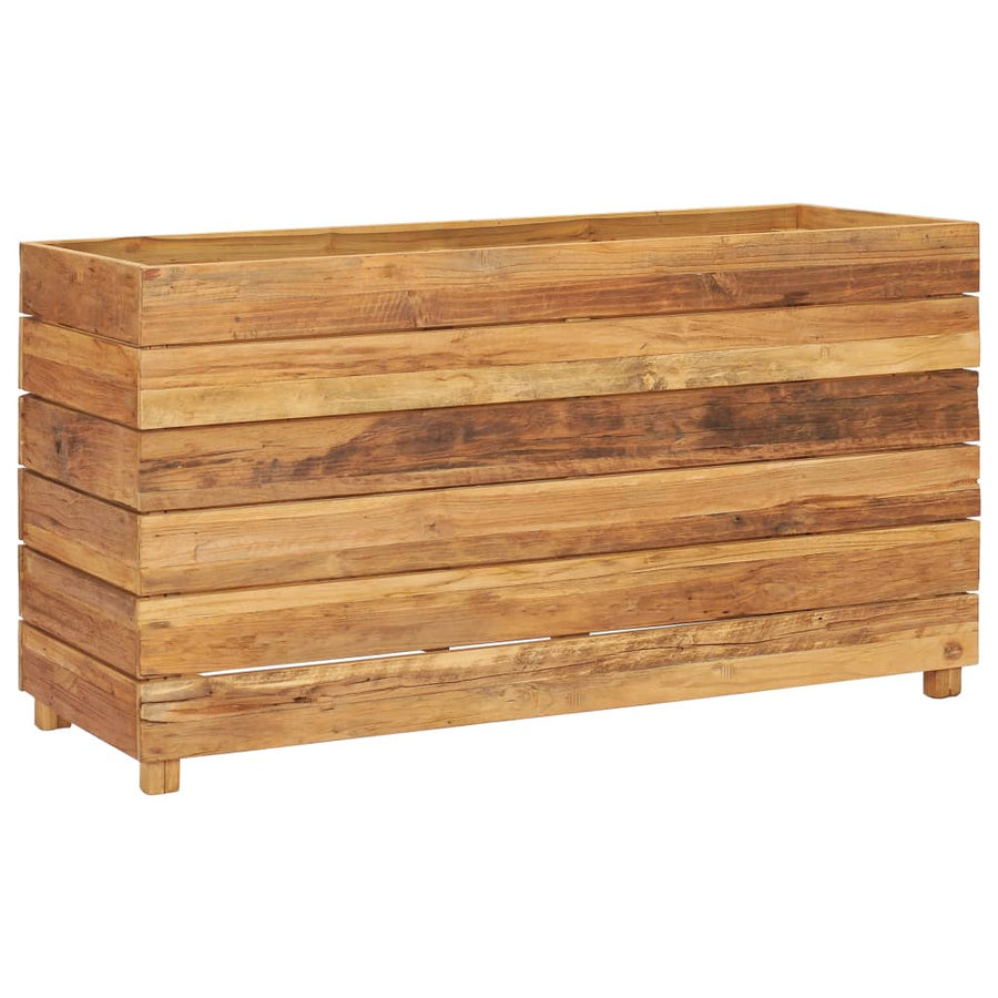 Plantenbak Verhoogd Massief Teakhout 100 x 40 x 55 cm