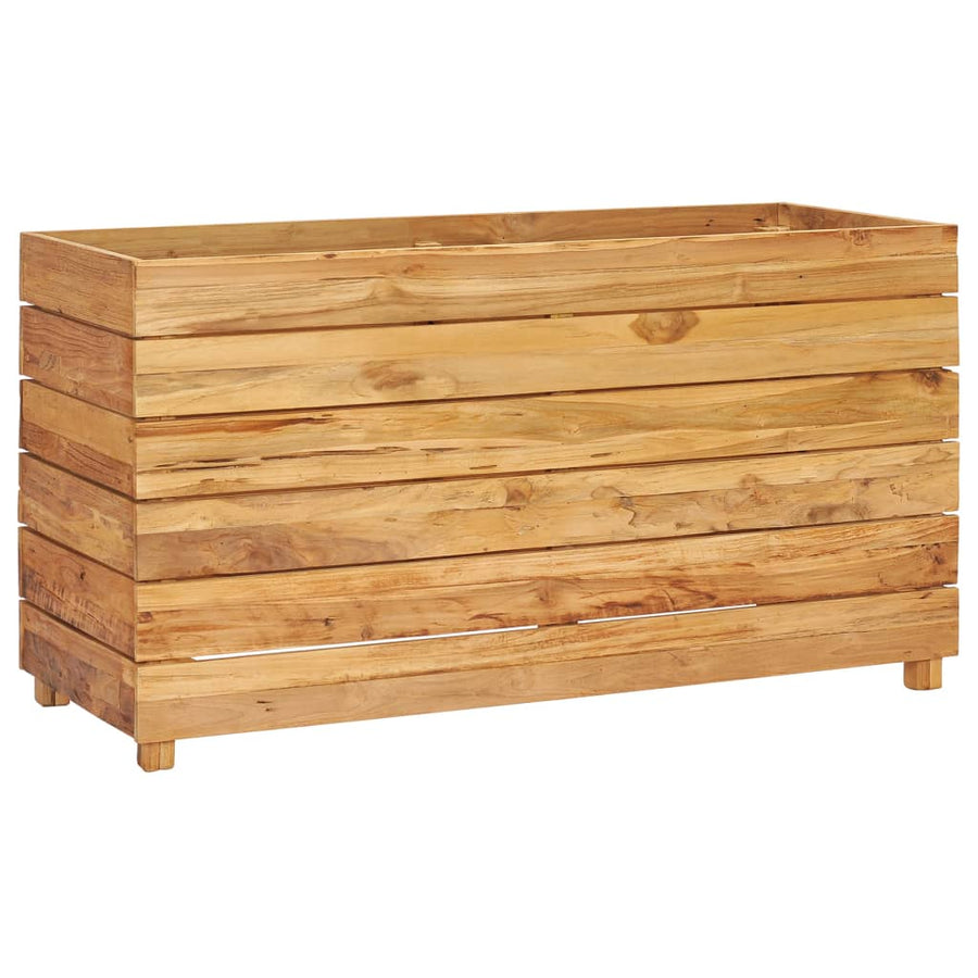 Plantenbak Verhoogd Massief Teakhout 100 x 40 x 55 cm