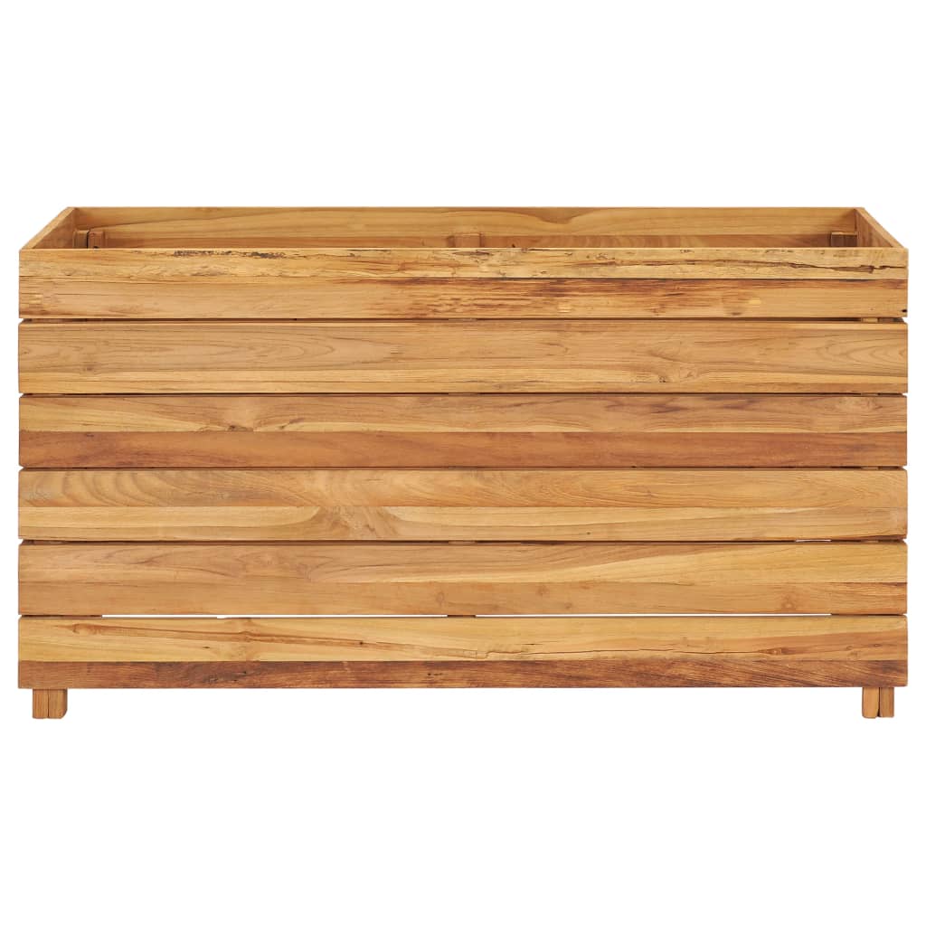 Plantenbak Verhoogd Massief Teakhout 100 x 40 x 55 cm
