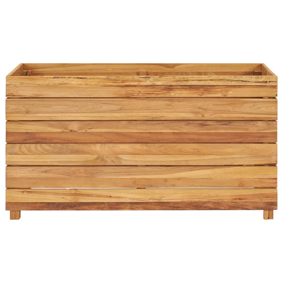 Plantenbak Verhoogd Massief Teakhout 100 x 40 x 55 cm