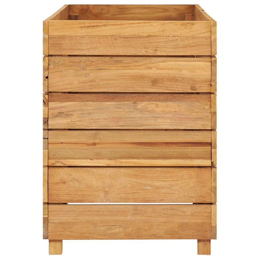 Plantenbak Verhoogd Massief Teakhout 100 x 40 x 55 cm
