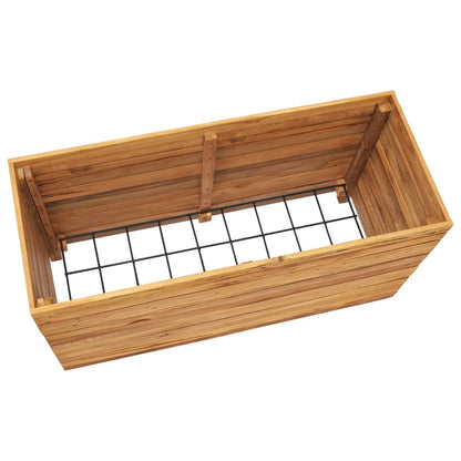 Plantenbak Verhoogd Massief Teakhout 100 x 40 x 55 cm