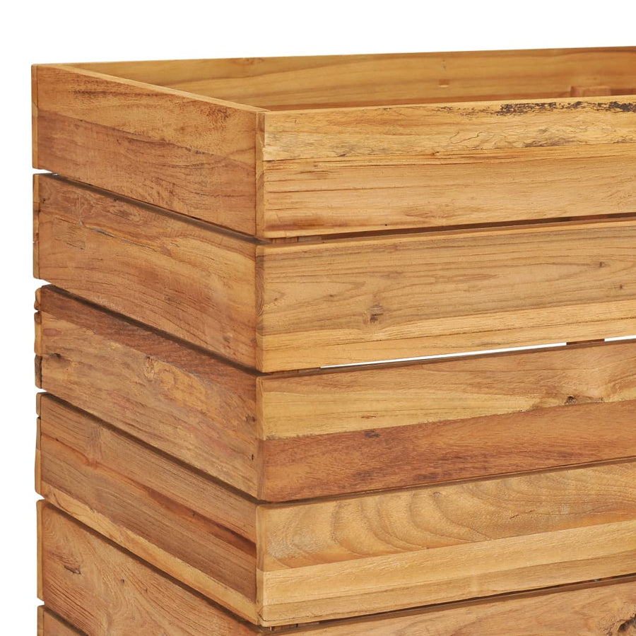 Plantenbak Verhoogd Massief Teakhout 100 x 40 x 55 cm