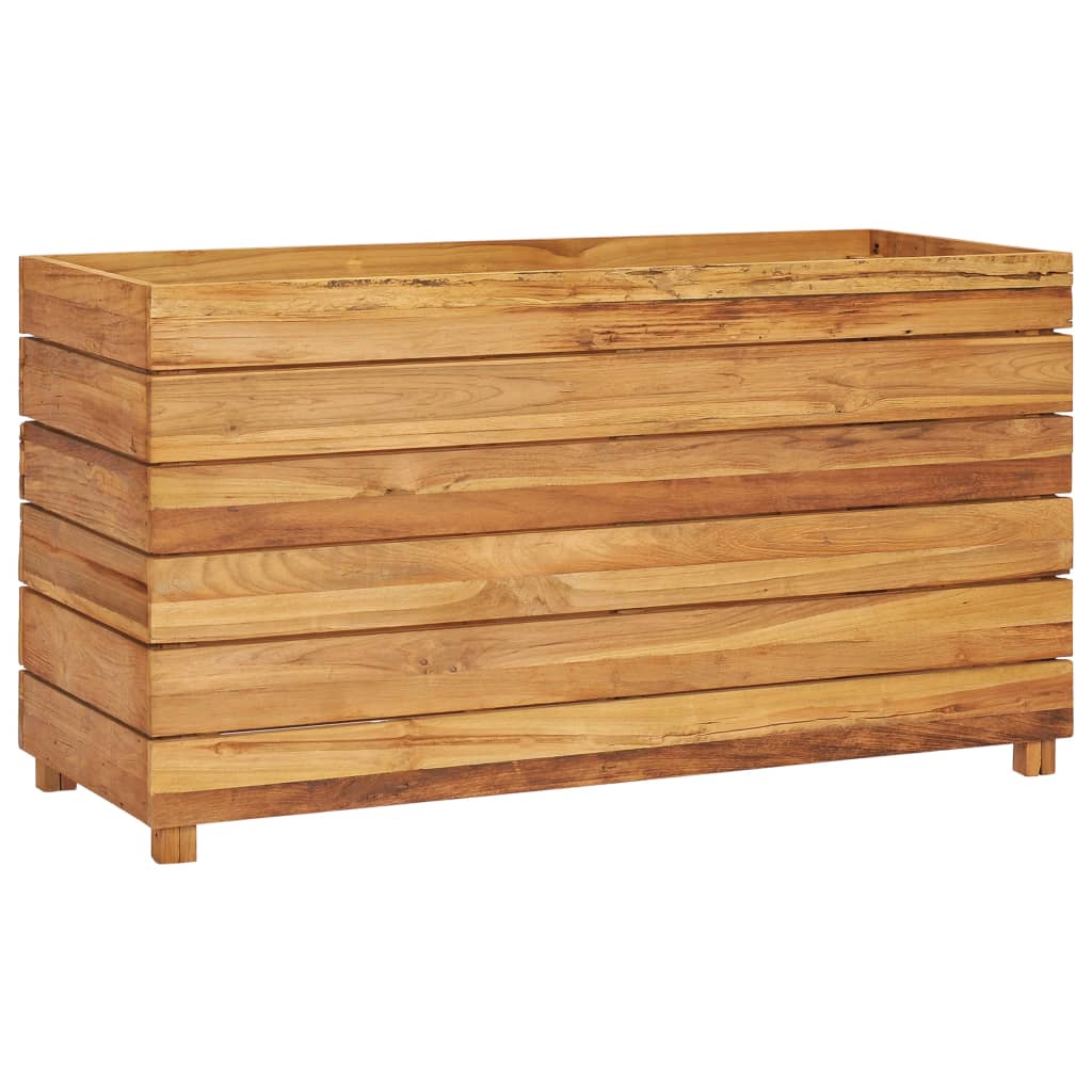 Plantenbak Verhoogd Massief Teakhout 100 x 40 x 55 cm