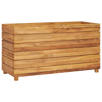 Plantenbak Verhoogd Massief Teakhout 100 x 40 x 55 cm