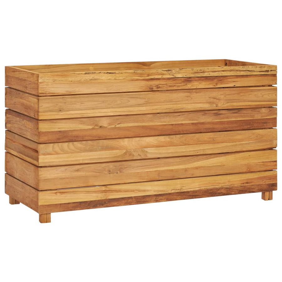 Plantenbak Verhoogd Massief Teakhout 100 x 40 x 55 cm