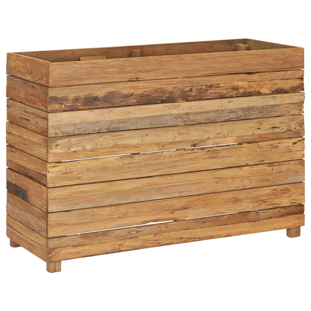 Plantenbak Verhoogd Massief Teakhout 100 x 40 x 72 cm
