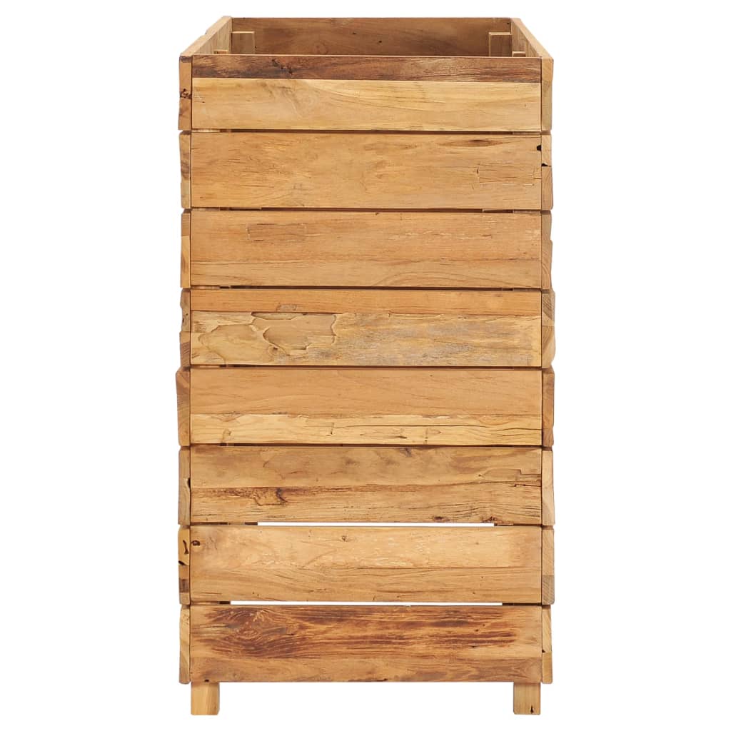 Plantenbak Verhoogd Massief Teakhout 100 x 40 x 72 cm