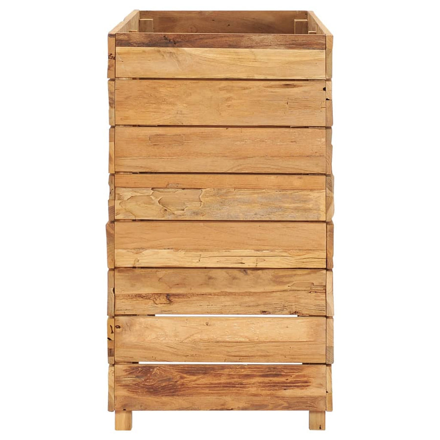 Plantenbak Verhoogd Massief Teakhout 100 x 40 x 72 cm