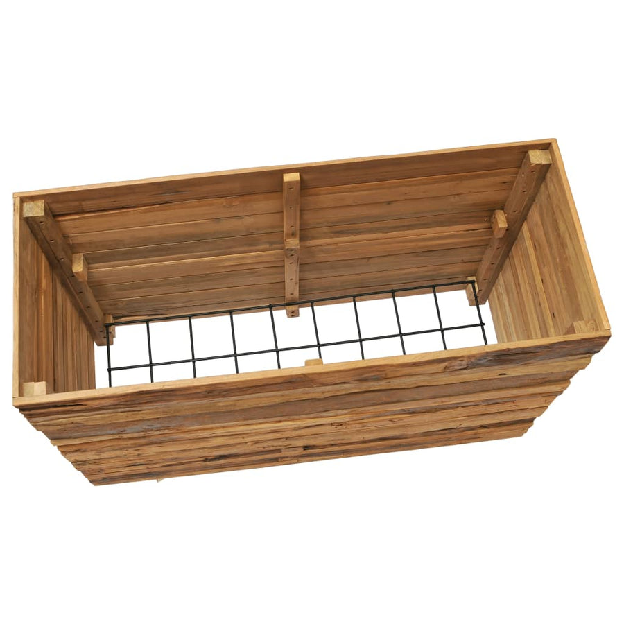 Plantenbak Verhoogd Massief Teakhout 100 x 40 x 72 cm