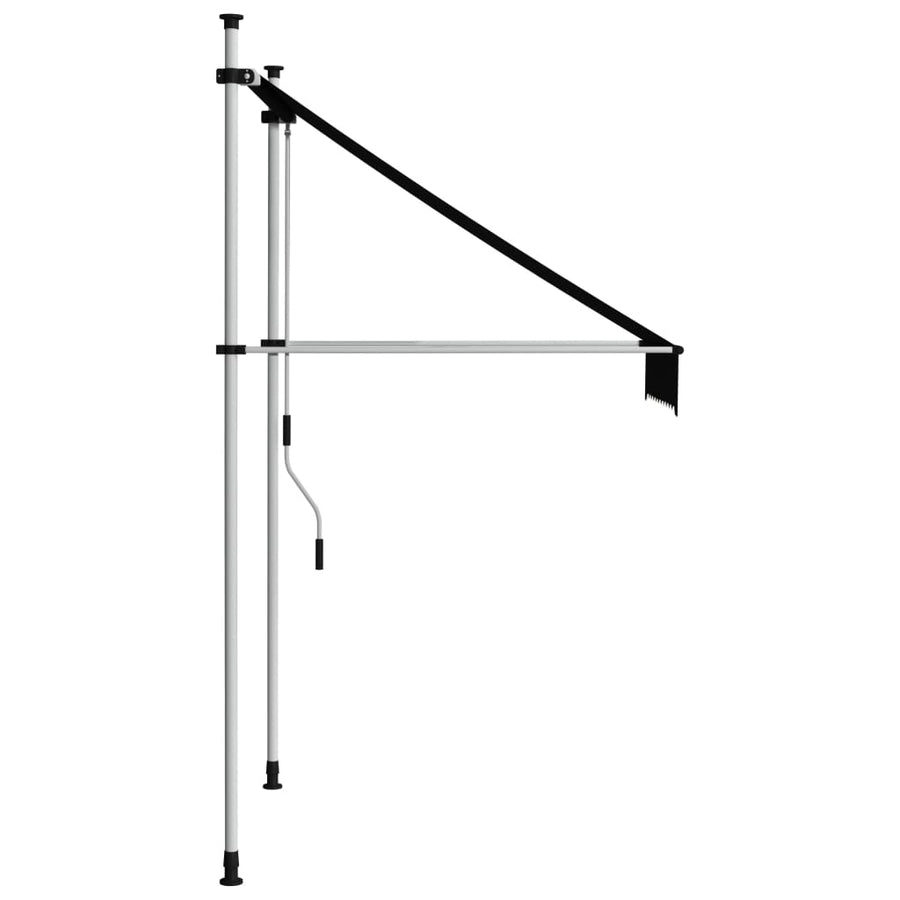 Luifel Handmatig Uittrekbaar 100 Cm Antraciet