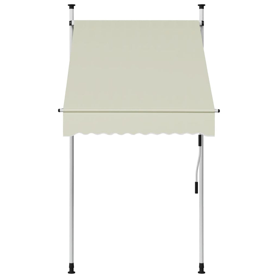 Luifel Handmatig Uittrekbaar 100 Cm Crème