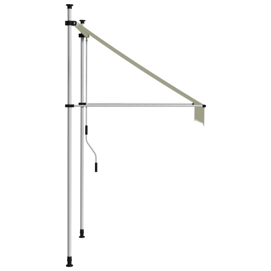 Luifel Handmatig Uittrekbaar 100 Cm Crème