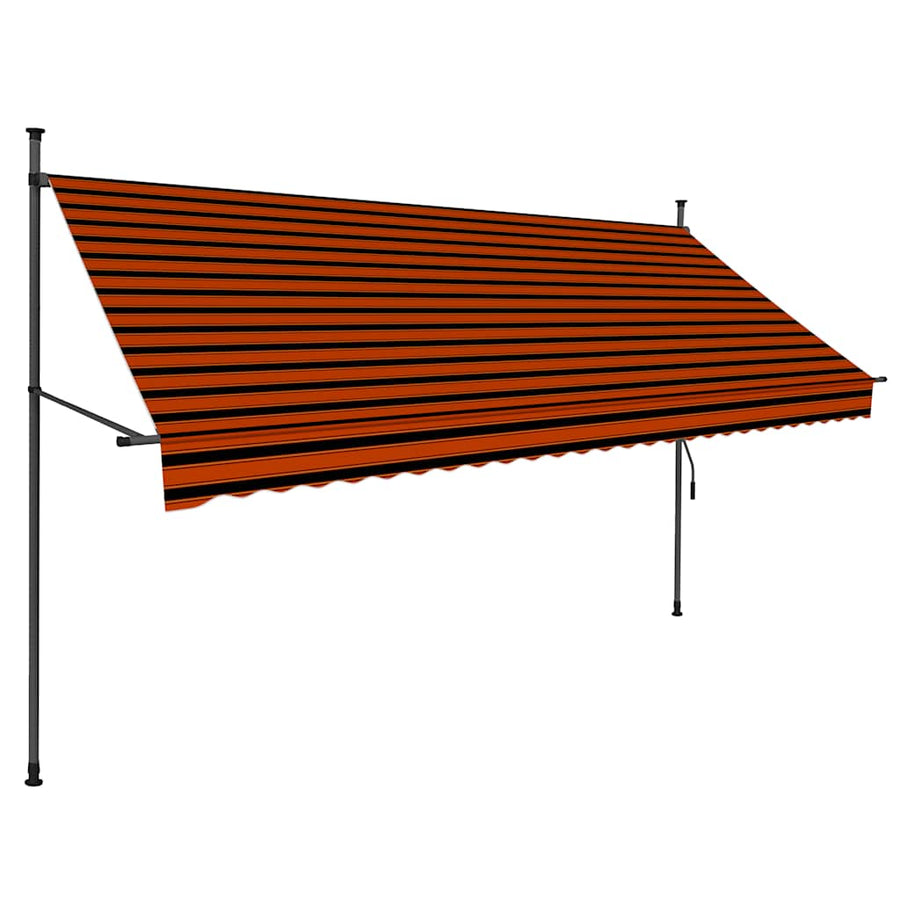 Luifel Handmatig Uitschuifbaar Met Led 300 cm