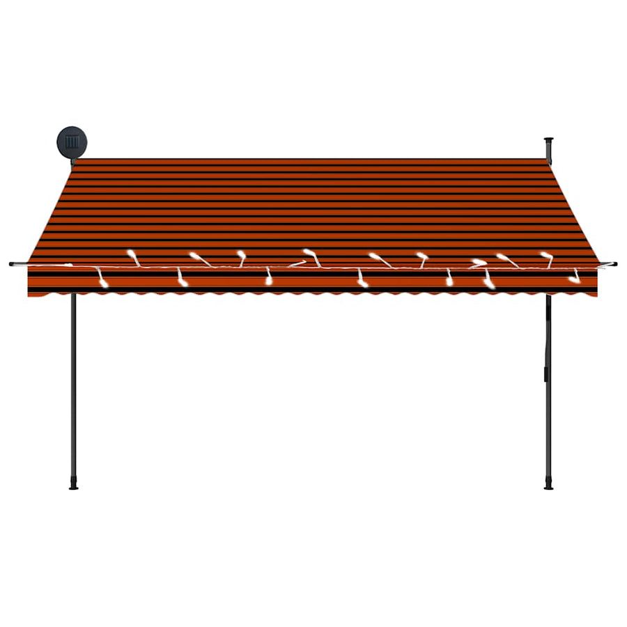 Luifel Handmatig Uitschuifbaar Met Led 300 cm