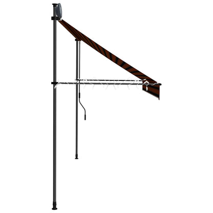 Luifel Handmatig Uitschuifbaar Met Led 300 cm