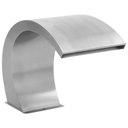 Zwembadfontein 30X60X45 Cm Roestvrij Staal Met LED's