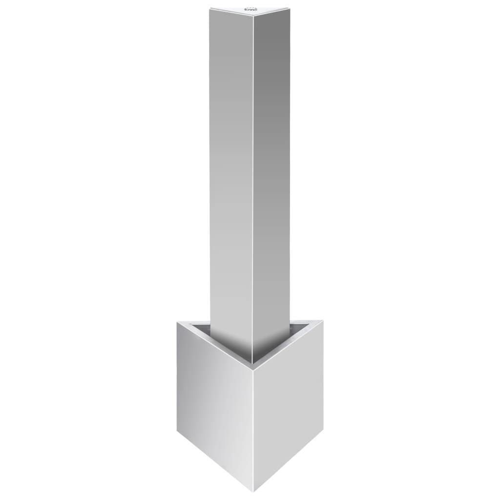 Tuinfontein 37,7X32,6X110 Cm Roestvrij Staal Zilverkleurig