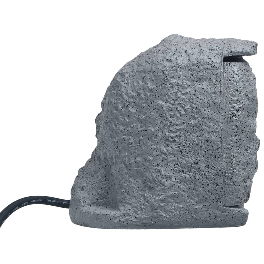 Tuinstopcontact Ingangen Met Polyresin 2 Grijs Timer