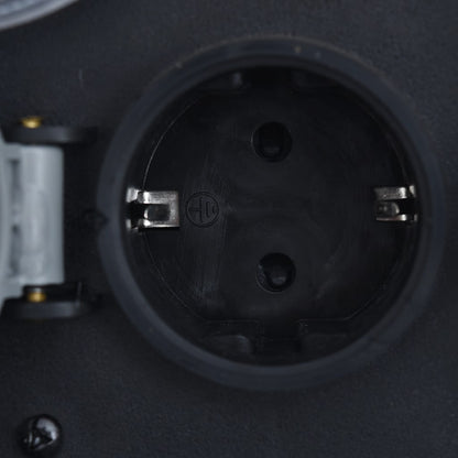 Tuinstopcontact Ingangen Met Polyresin 2 Grijs Timer