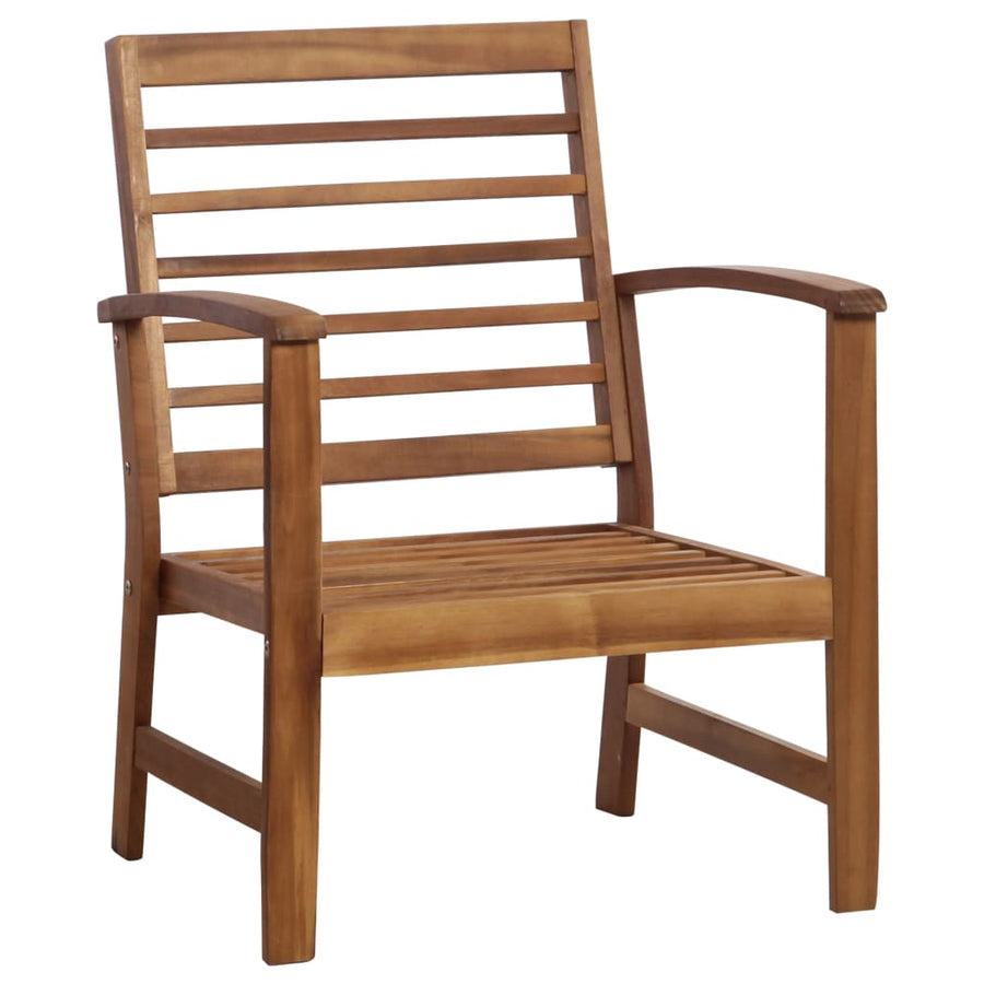 -Delige Loungeset Massief Acaciahout Bruin