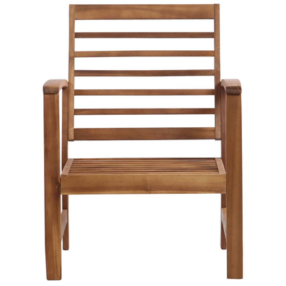 -Delige Loungeset Massief Acaciahout Bruin