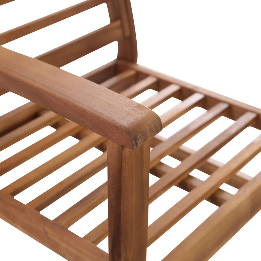 -Delige Loungeset Massief Acaciahout Bruin