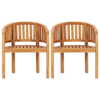 Bananenstoelen Massief Teakhout 2