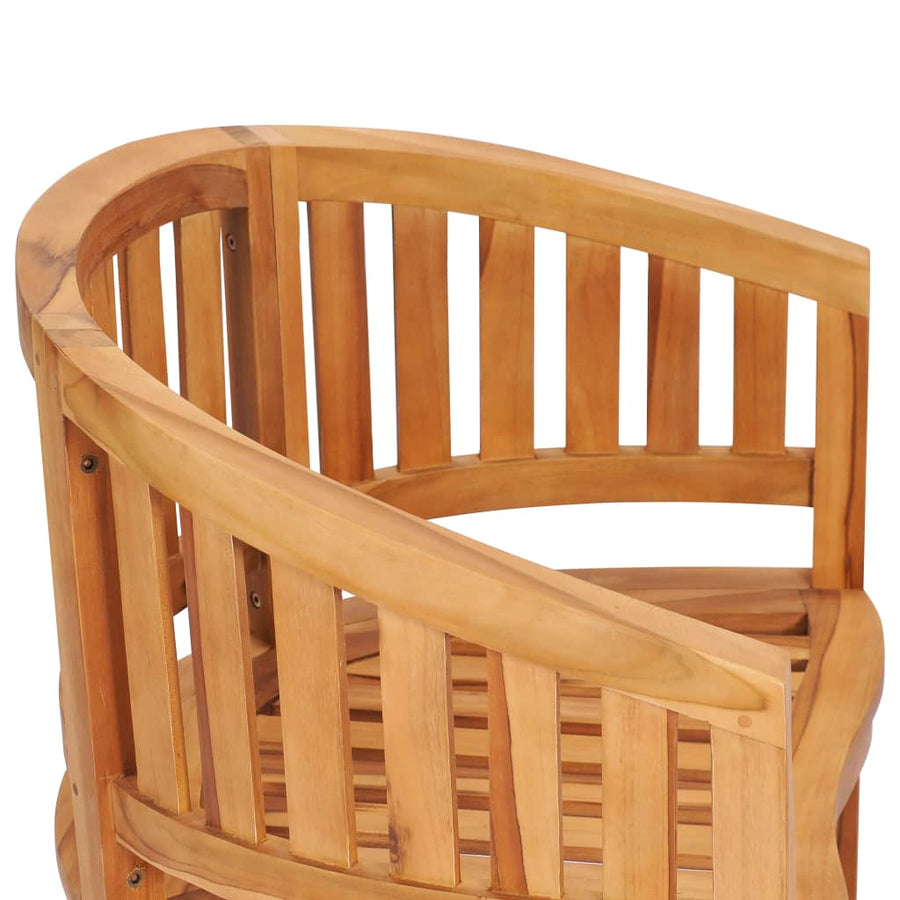 Bananenstoelen Massief Teakhout 2