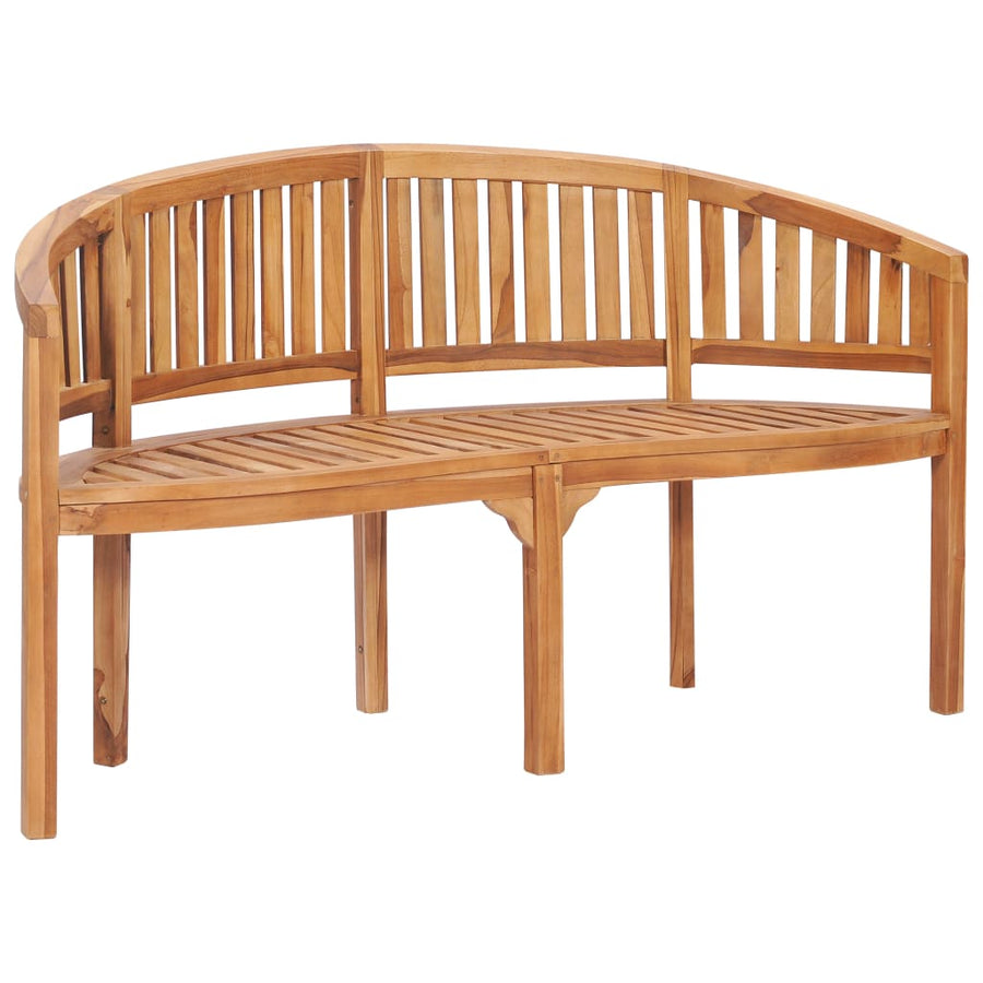 Bananenbank Massief Teakhout 151 cm