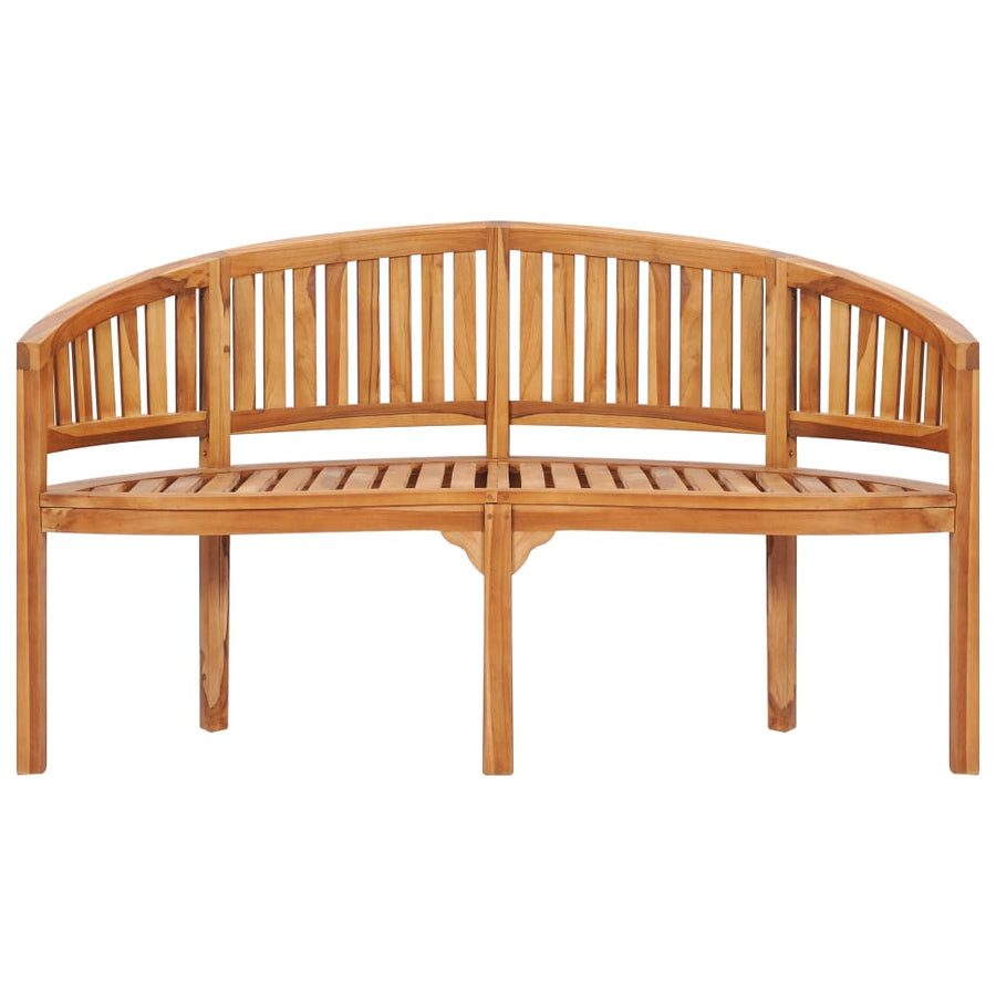 Bananenbank Massief Teakhout 151 cm
