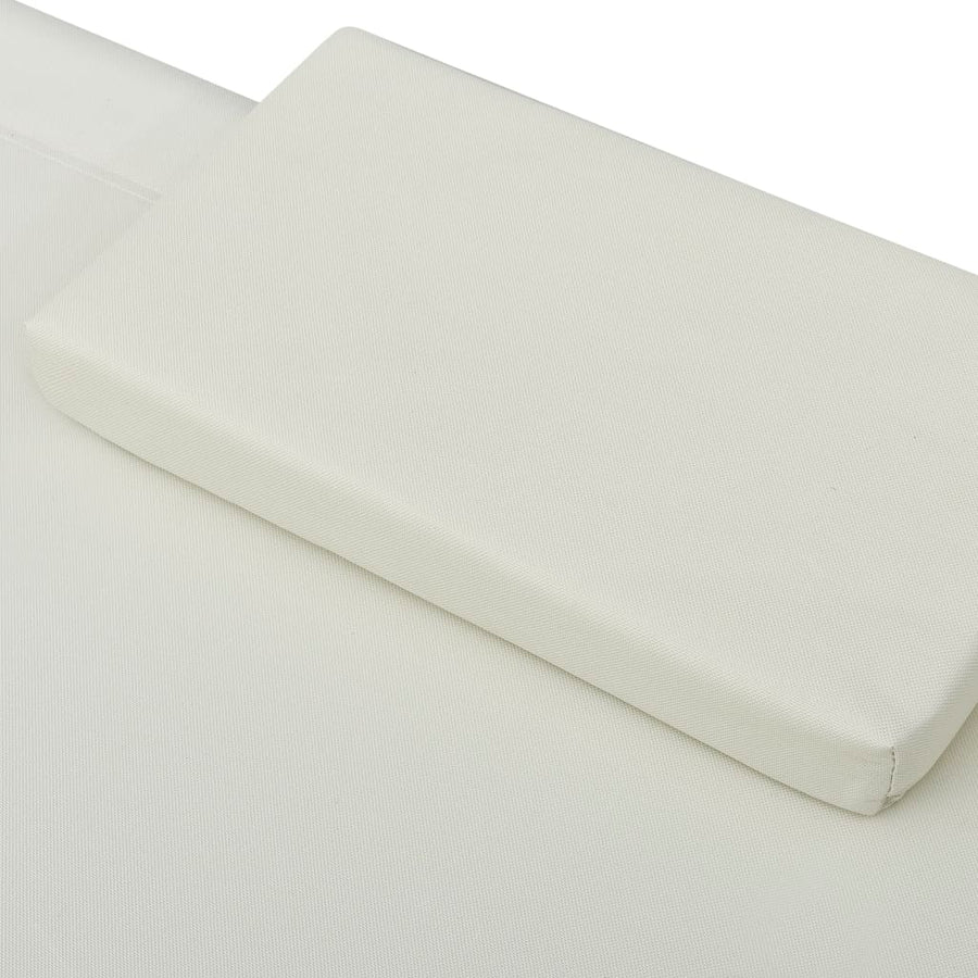 Loungebed Stof Crème