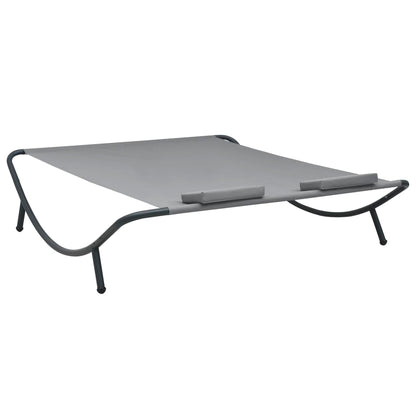 Loungebed Stof Antraciet