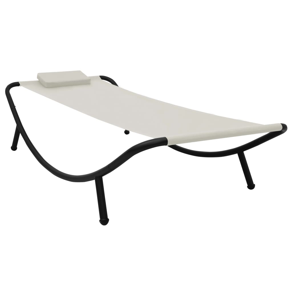 Tuinbed Staal crème