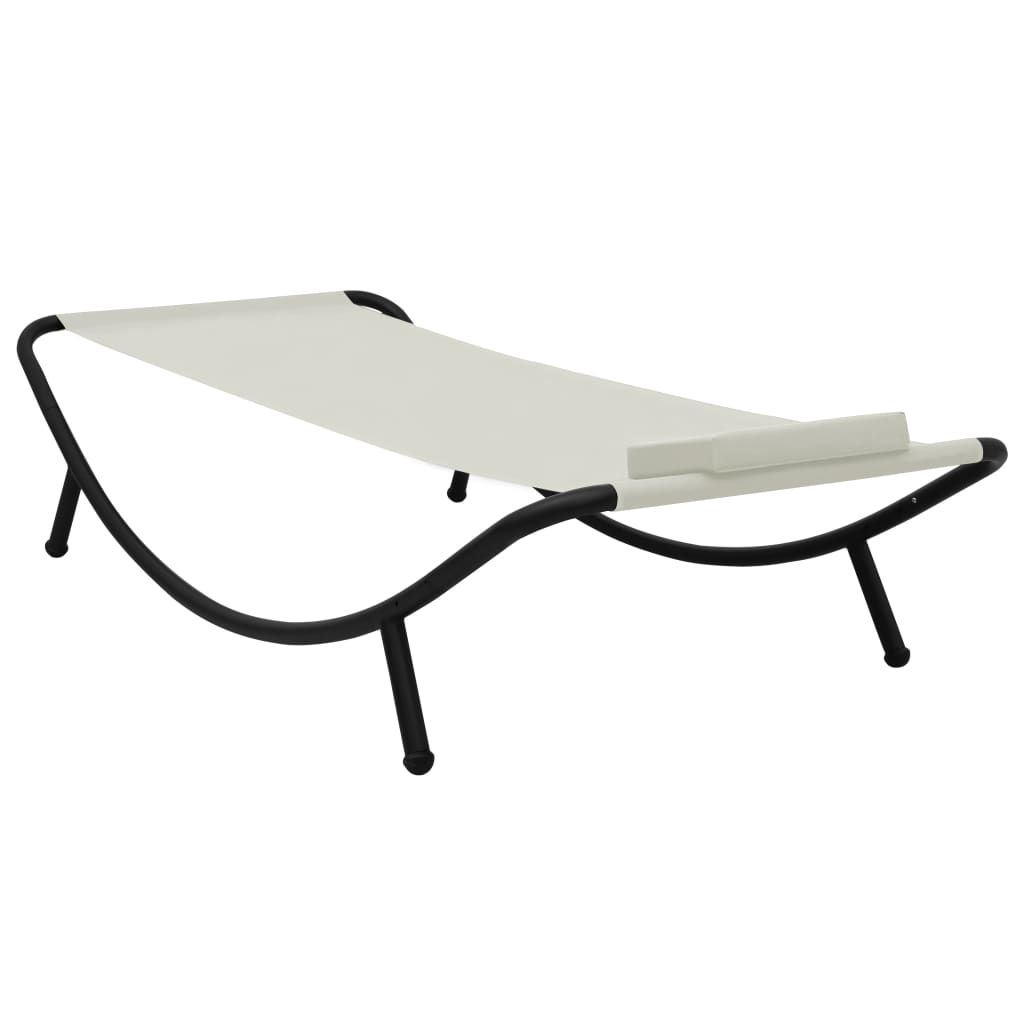 Tuinbed Staal crème