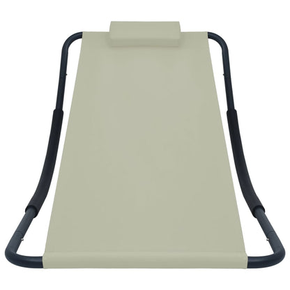 Tuinbed 200X90 Cm Staal crème