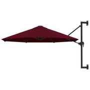 Wandparasol 300 cm bordeauxrood