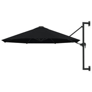 Wandparasol 300 cm zwart