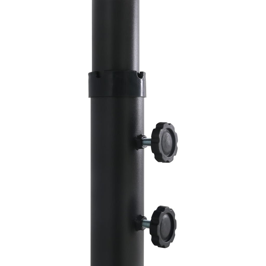 Parasol Met Aluminium Paal 460X270 Cm Zwart